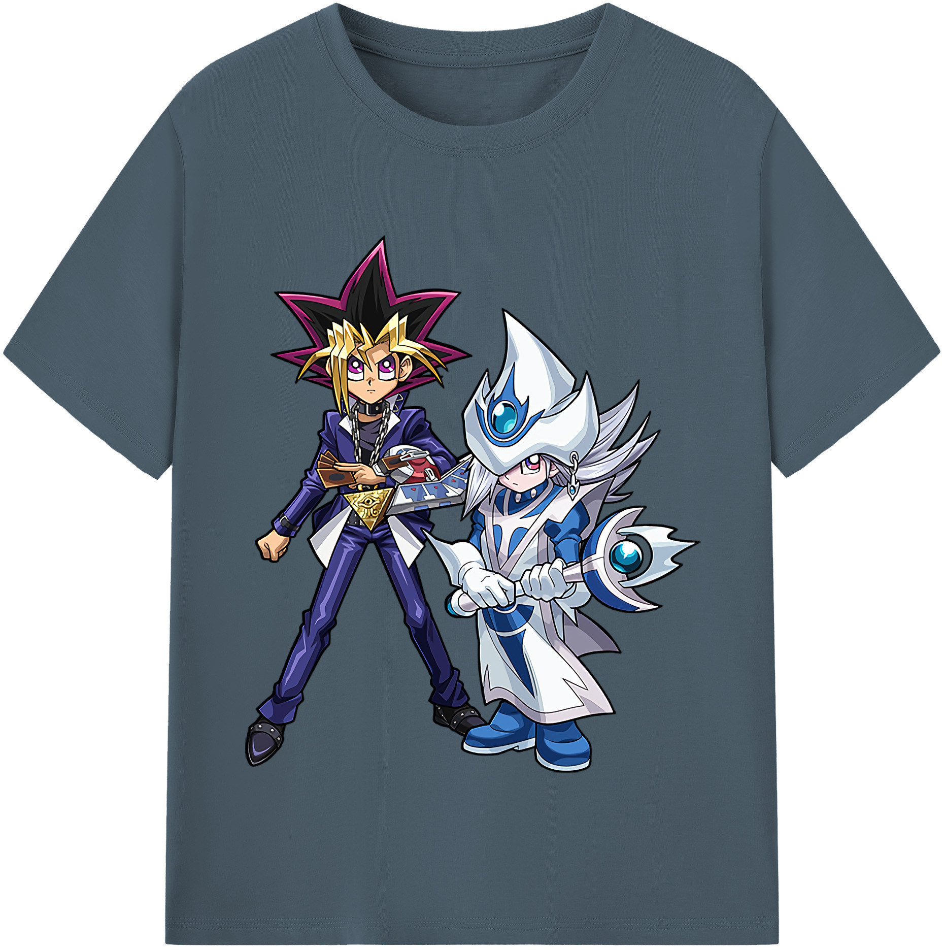（画像用） 遊☆戯☆王 Yu-Gi-Oh! 綿100％半袖Tシャツ（フロントプリント）